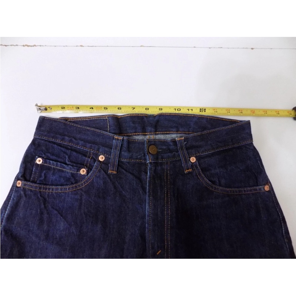 Vintage LVC 1960s LEVIS 505 0217 Big-E Redline Selvage Dark Indigo Jeans 31 x 34 - Picture 5 of 13
